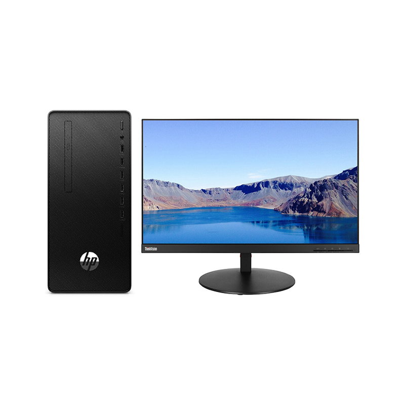 惠普HP 288G6 台式机电脑租赁（【次新】I5-10500/16G/2T/256G SSD/GTX1650 4G/310W/联想P24I 23.8英寸显示器）