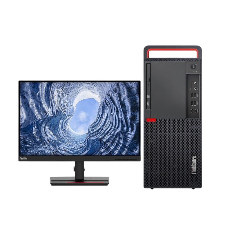 联想Lenovo M920t 台式机电脑租赁（I5-8500/16G/512G SSD/核显/联想P24i 24英寸显示器）