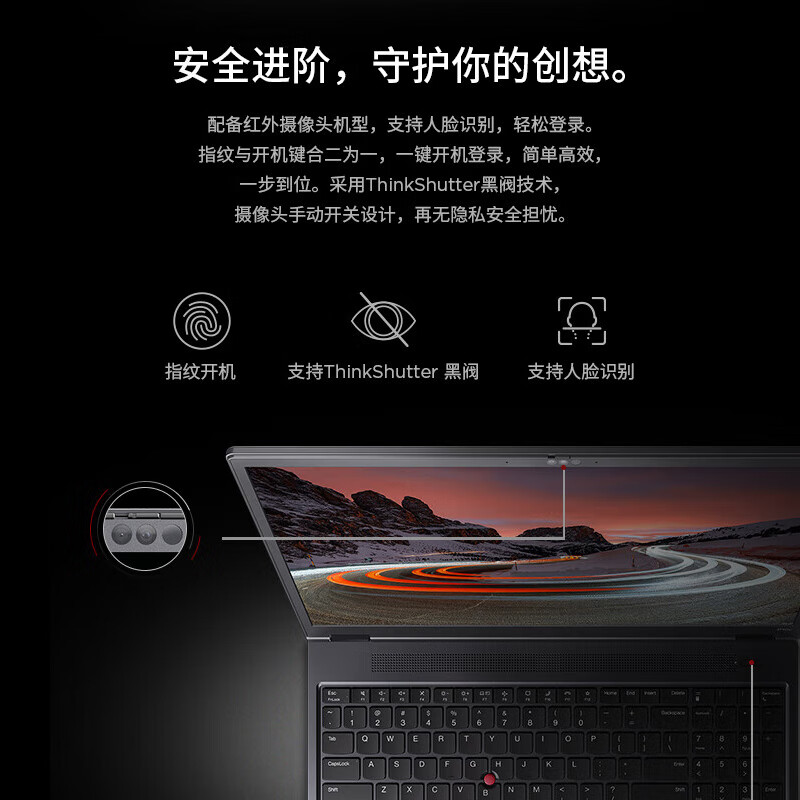 ThinkPad P16v 16英寸笔记本电脑租赁（I7-13700H/16G/512G SSD/RTXA500 4G独显/FHD/16/黑）