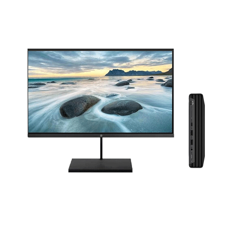 【特价】惠普HP Elite Mini台式机600G9（i5-12500T/16G/500G机械+256G固态/核显/惠普M2456 23.8英寸显示器）