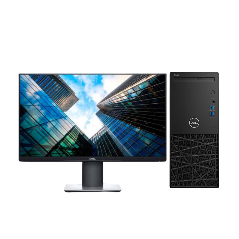 戴尔Dell CM3991 台式机电脑租赁（i5-10500/16G/1T+256G SSD/核显/戴尔P2419H 24英寸显示器）