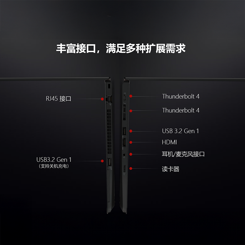 【新客特价】ThinkPad P14s 14英寸笔记本电脑租赁（i7-1165G7/16G/512G SSD/T500 4G独显/14英寸/FHD/黑色）