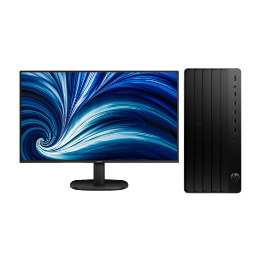 惠普HP 280G9E台式机电脑租赁（i5-14500/16G/1T SSD/RTX3050 6G独显/飞利浦27英寸显示器）