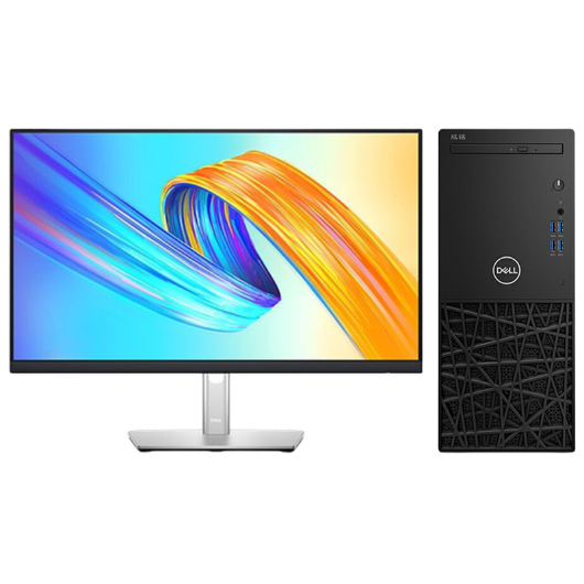戴尔Dell CM3991 台式机电脑租赁（i7-10700/16G/2T+256G SSD/GTX1650 4G独显/戴尔显示器 P2422H 23.8英寸）