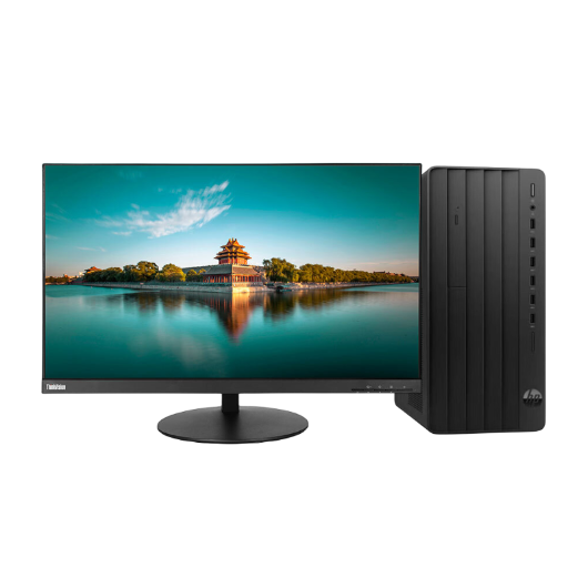 惠普HP 288G9 台式机电脑租赁（i5-12500/32G/1T+256G SSD/GTX1650 4G/联想P27q-10 27英寸显示器）