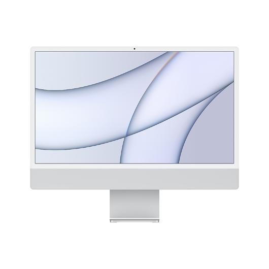 苹果Apple iMac 24英寸一体机电脑 2021款 Z13K 24英寸（M1 8核中央处理器/16G/256G SSD/7核图形处理器/24英寸/4.5k/银色）
