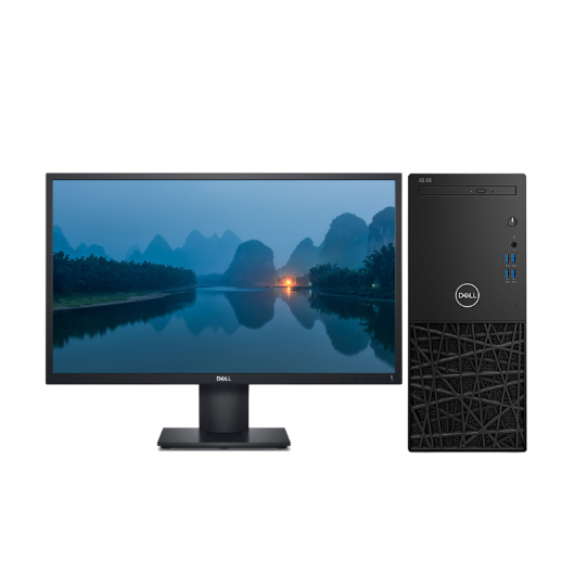 戴尔Dell CM3991 台式机电脑租赁（i7-10700/16G/2T+256G SSD/GTX1650 4G/戴尔D2421H 23.8英寸显示器）