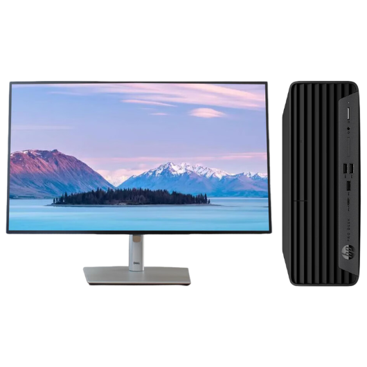 惠普Hp 400G9 SFF R 台式机电脑租赁（i5-13500/16G/512G SSD/核显/戴尔显示器 U2722DX 27英寸）