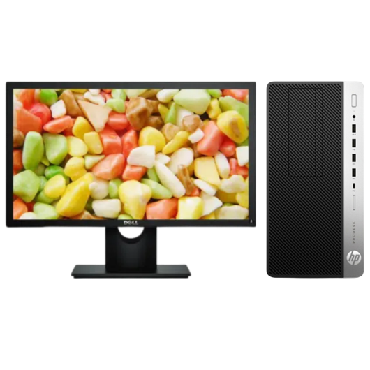 惠普Hp 680G3 台式机电脑租赁（i5-6500/8G/256G SSD/核显/戴尔显示器 20英寸）