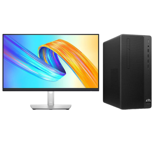 惠普Hp 288G5 台式机电脑租赁（i5-9500/16G/1T+256G SSD/GTX1650 4G独显/戴尔显示器 P2422H 23.8英寸）