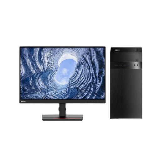 小熊U机 G10 台式机电脑租赁（i5-9400/16G/1T+240G SSD/GTX1650 4G/联想P24I 23.8英寸显示器）