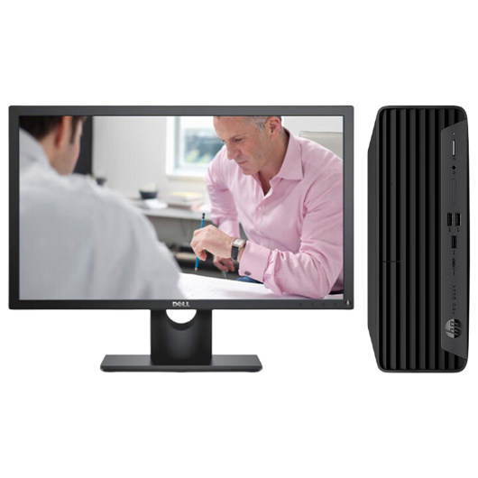 惠普Hp 400G9 SFF R 台式机电脑租赁(i3-13100/8G/512G SSD/核显/戴尔显示器 E2219HN 21.5英寸) 惠普Hp 400G9 SFF R 台式机电脑租赁(i3-13100/8G/512G SSD/核显/戴尔显示器 E2219HN 21.5英寸)