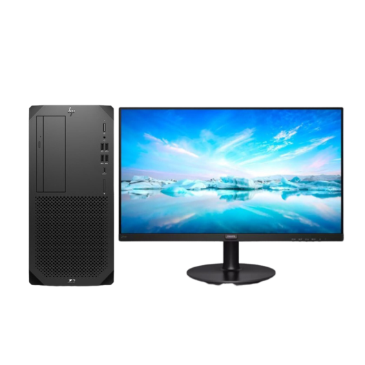 惠普HP Z2G9 Gen2 台式机电脑租赁（I7-13700K/32G/1T SSD/RTX4070 12G/飞利浦271V8 27英寸显示器）