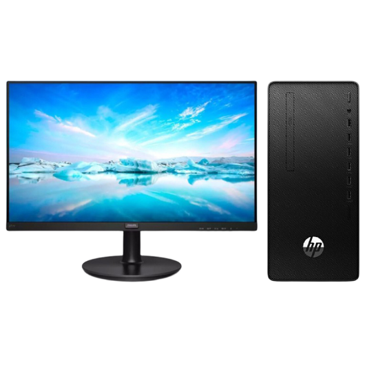 惠普Hp 288G6 台式机电脑租赁(i3-10100/8G/1T+256G SSD/核显/飞利浦显示器 271V8 27英寸) 惠普Hp 288G6 台式机电脑租赁(i3-10100/8G/1T+256G SSD/核显/飞利浦显示器 271V8 27英寸)