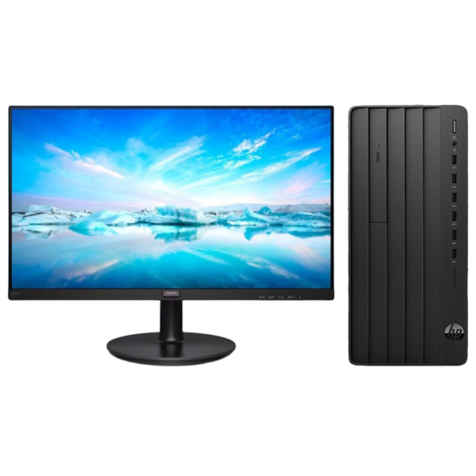 惠普Hp 288G9 E 台式机电脑租赁（i5-13500/16G/1T SSD/RTX4060 8G独显/飞利浦显示器 271V8 27英寸）