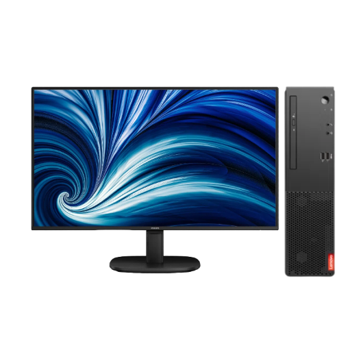 联想Lenovo M460c 台式机电脑租赁（I5-14400/16G/512G SSD/核显/WiFi6+BT5.2/飞利浦24B2N2100 23.8英寸显示器）