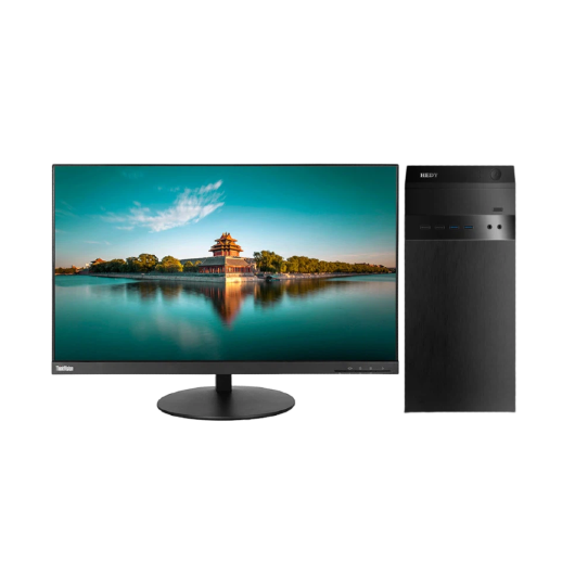 小熊U机 G10 台式机电脑租赁（i5-9400/16G/1T+240G SSD/GTX1650 4G/联想P27q-10 27英寸显示器）