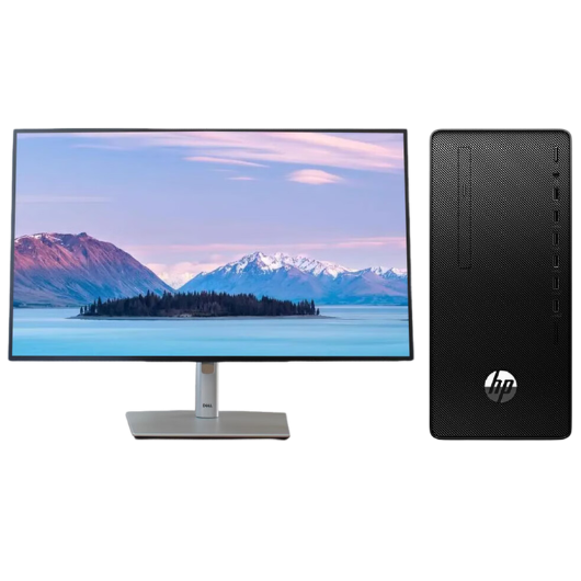 惠普Hp 288G6 台式机电脑租赁（i5-10500/16G/1T+256G SSD/GTX1650 4G独显/戴尔显示器 U2722DX 27英寸）