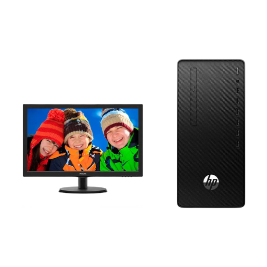 惠普Hp 288G6 台式机电脑租赁(i3-10100/8G/256G SSD/核显/飞利浦显示器 223V5LSB 21.5英寸) 惠普Hp 288G6 台式机电脑租赁(i3-10100/8G/256G SSD/核显/飞利浦显示器 223V5LSB 21.5英寸)