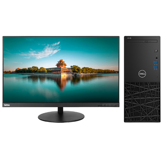 戴尔Dell CM3991 台式机电脑租赁(i5-10500/16G/1T+256G SSD/核显/联想显示器 P27q-10) 戴尔Dell CM3991 台式机电脑租赁(i5-10500/16G/1T+256G SSD/核显/联想显示器 P27q-10)