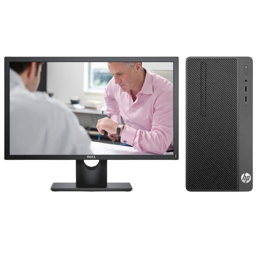 惠普Hp 288G3 台式机电脑租赁（i3-6100/8G/240G SSD/核显/戴尔显示器 E2219HN 21.5英寸）