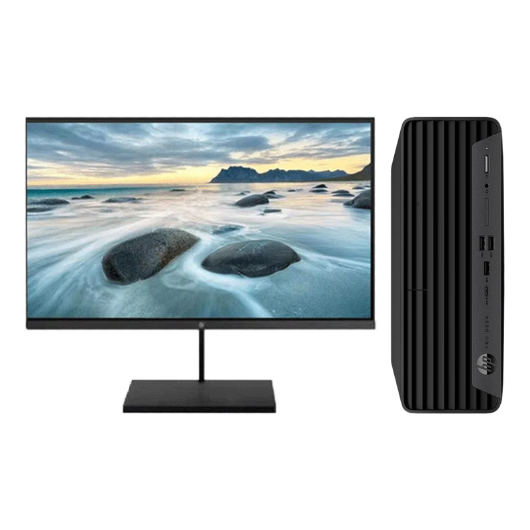 惠普Hp 400G9 SFF R 台式机电脑租赁（i3-13100/16G/512G SSD/核显/惠普显示器 M2256 21.5英寸）