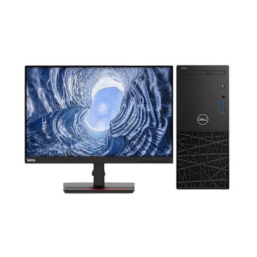 戴尔Dell 成铭3991 台式机电脑租赁（I5-10500/16G/256G SSD/核显/联想P24i 23.8英寸显示器）
