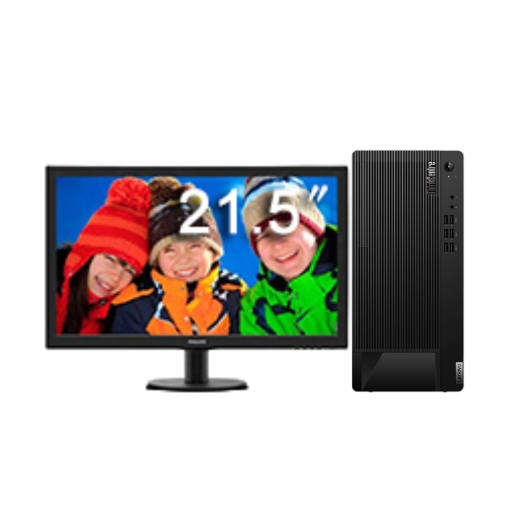 联想Lenovo E97 台式机电脑租赁（G5905/8G/256G SSD/核显/戴尔E2219HN 21.5英寸显示器）