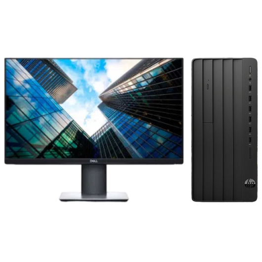 惠普Hp 288G9 E 台式机电脑租赁（i5-13500/16G/1T SSD/RTX4060 8G独显/戴尔显示器 P2419H 24英寸）