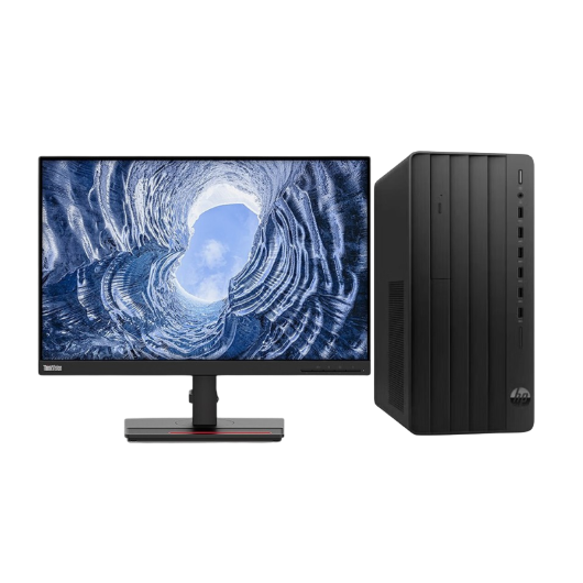 惠普HP 288G9 台式机电脑租赁（I5-12500/16G/512G SSD/核显/联想P24i 23.8英寸显示器）