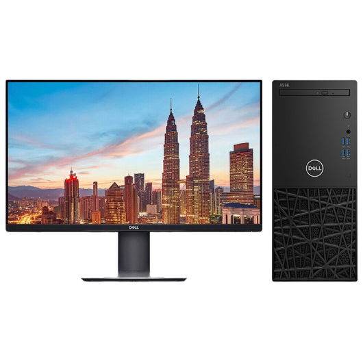 戴尔Dell CM3991 台式机电脑租赁（i5-10500/16G/1T+256G SSD/核显/戴尔显示器 P2719H 27英寸）