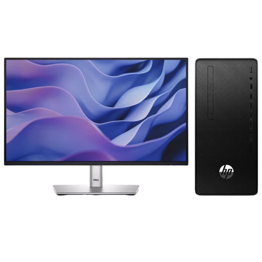 惠普Hp 288G6 台式机电脑租赁（i5-10500/8G/256G SSD/核显/戴尔显示器 P2722H 27英寸）