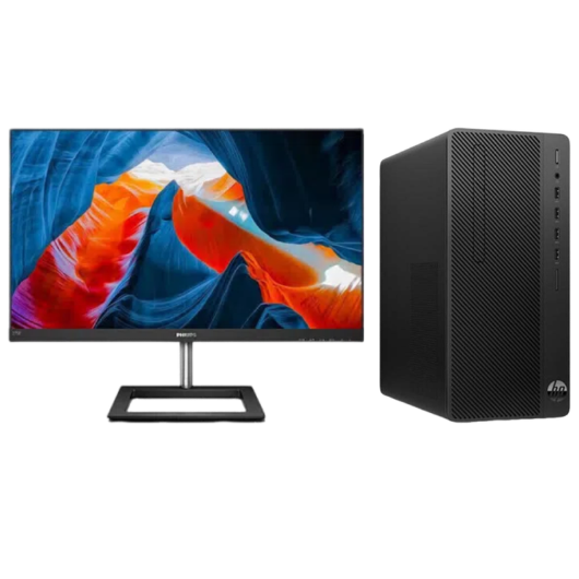 惠普Hp 288G5 台式机电脑租赁（i5-9500/16G/1T+256G SSD/GTX1650 4G独显/飞利浦显示器  275E1 27英寸）