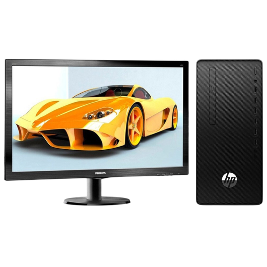 惠普Hp 288G6 台式机电脑租赁（i5-10500/16G/1T+256G SSD/GTX1650 4G独显/飞利浦显示器 223S5LHSB 21.5英寸）