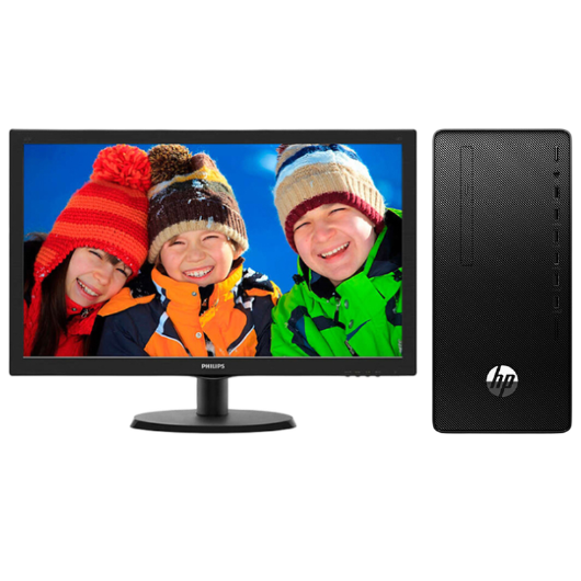 惠普Hp 288G6 台式机电脑租赁(i5-10500/16G/1T+256G SSD/核显/飞利浦显示器 203V5LSB2 20英寸) 惠普Hp 288G6 台式机电脑租赁(i5-10500/16G/1T+256G SSD/核显/飞利浦显示器 203V5LSB2 20英寸)