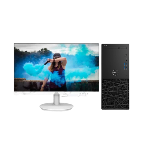 戴尔Dell 成铭3991 台式机电脑租赁(i7-10700/16G/512G SSD/核显/飞利浦241V8 23.8英寸显示器) 戴尔Dell 成铭3991 台式机电脑租赁(i7-10700/16G/512G SSD/核显/飞利浦241V8 23.8英寸显示器)