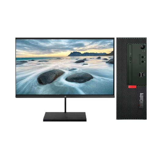 联想Lenovo M755e 台式机电脑租赁（i5-12400/16G/512G SSD/核显/惠普M2256 21.5英寸显示器）