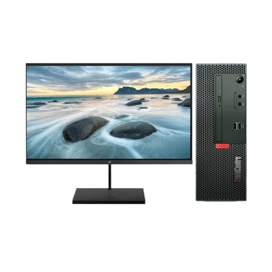 联想Lenovo M750e 台式机电脑租赁（i5-12500/16G/512G SSD/核显/惠普M2256 21.5英寸显示器）