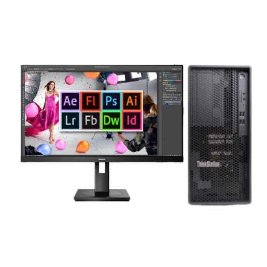 联想Lenovo P368 台式机电脑租赁(I7-14700/32G/1T SSD/RTX4070 12G独显/飞利浦275S9DR 27英寸显示器) 联想Lenovo P368 台式机电脑租赁(I7-14700/32G/1T SSD/RTX4070 12G独显/飞利浦275S9DR 27英寸显示器)