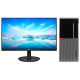 联想Lenovo E96X 台式机电脑租赁（G4900/8G/256G SSD/核显/飞利浦显示器 271V8 27英寸）