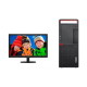 联想Lenovo M910T 台式机电脑租赁（i3 6代/8G/256G SSD/核显/飞利浦显示器223V5LSB 21.5英寸）