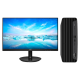 惠普Hp 400G9 SFF R 台式机电脑租赁（i5-13500/16G/512G SSD/核显/飞利浦显示器 241V8 24英寸）