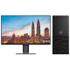 戴尔Dell CM3980D 台式机电脑租赁（i3-8100/8G/256G SSD/核显/戴尔显示器 P2719H 27英寸）