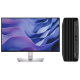 惠普Hp 400G9 SFF R 台式机电脑租赁（i3-13100/16G/512G SSD/核显/戴尔显示器 P2722H 27英寸）